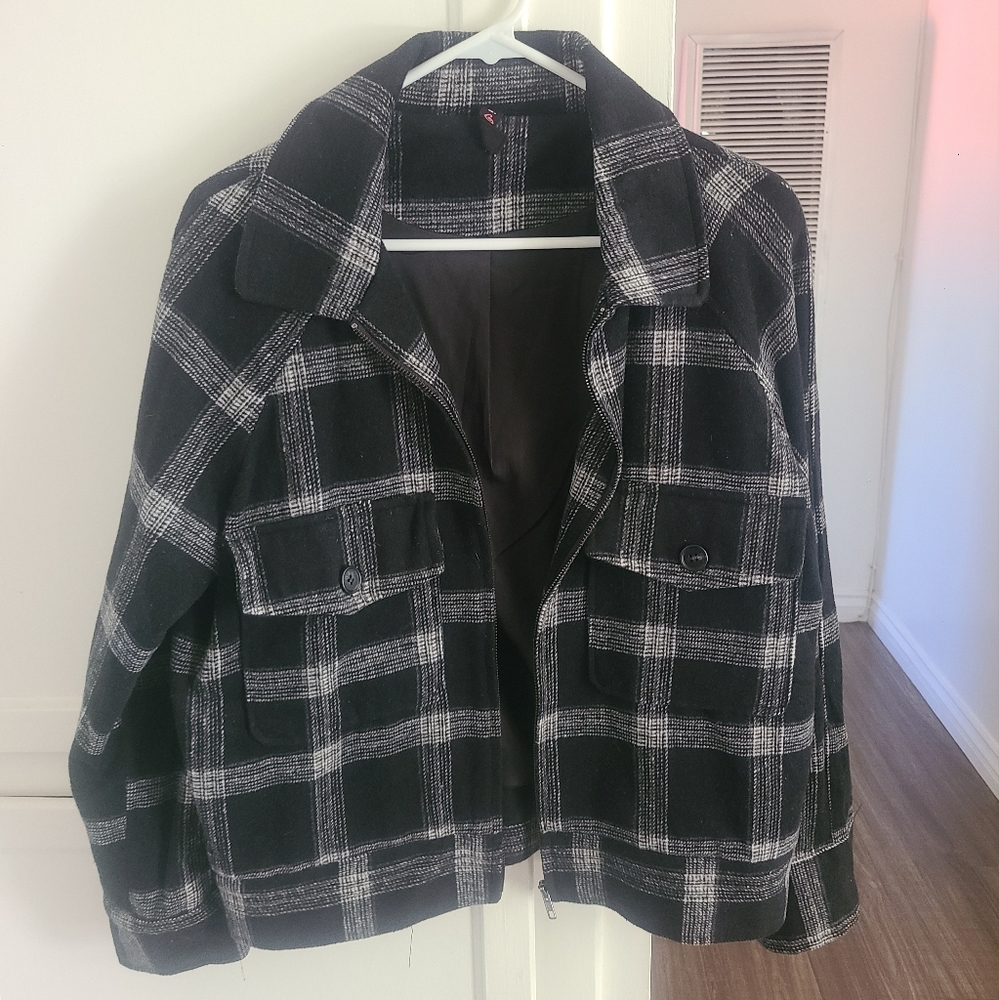 Plaid shacket